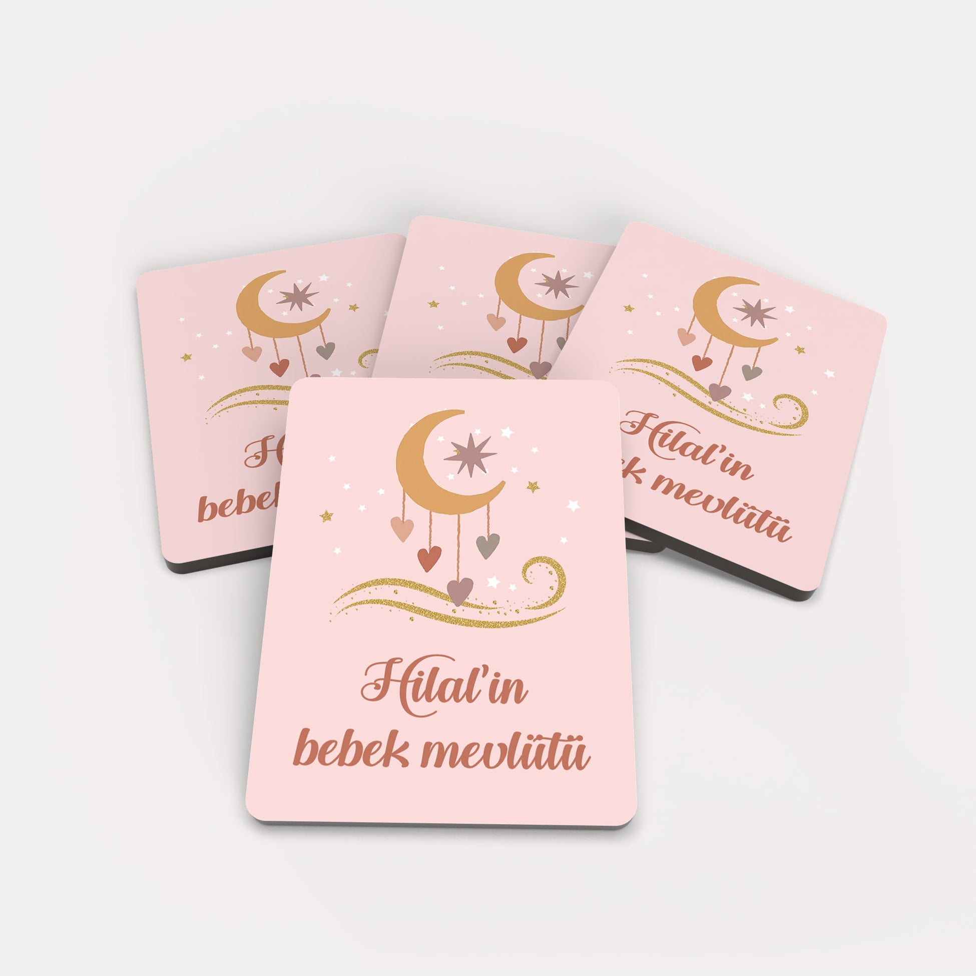 Bebek Mevlüdü Temalı Ahşap Magnet