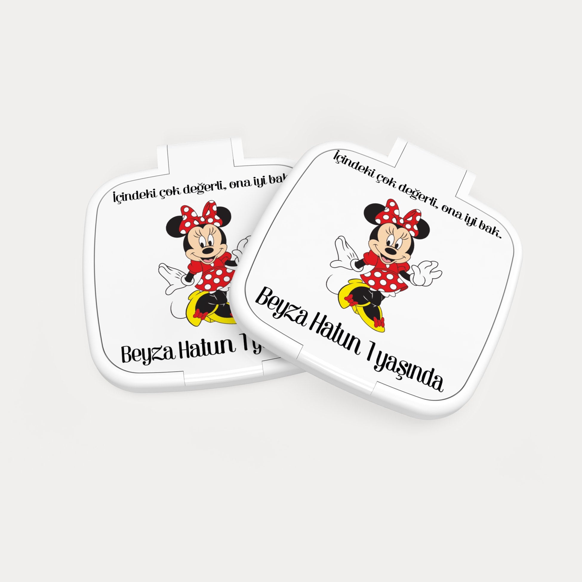 Minnie Mouse Temalı Kare Ayna