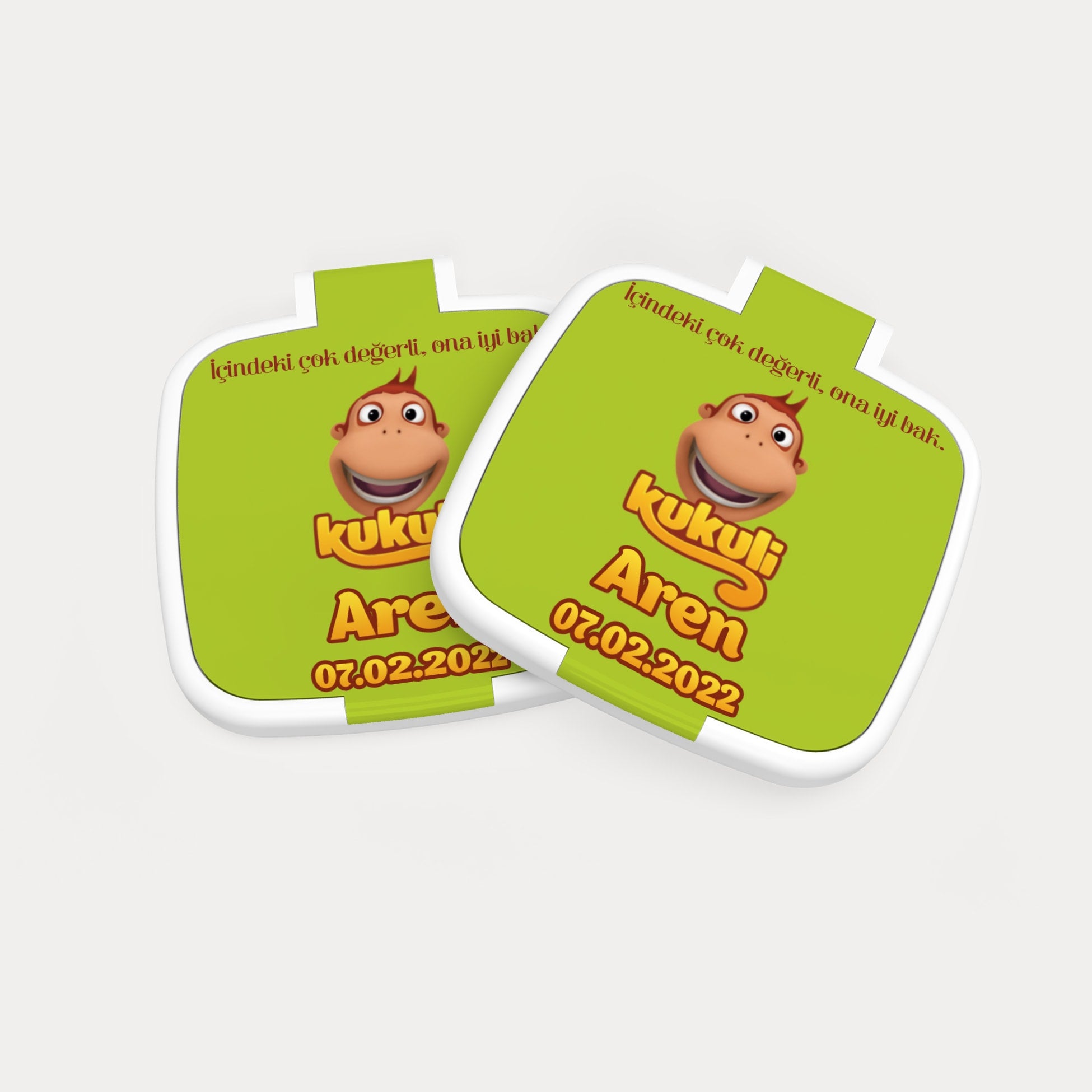 Kukuli Temalı Kare Ayna