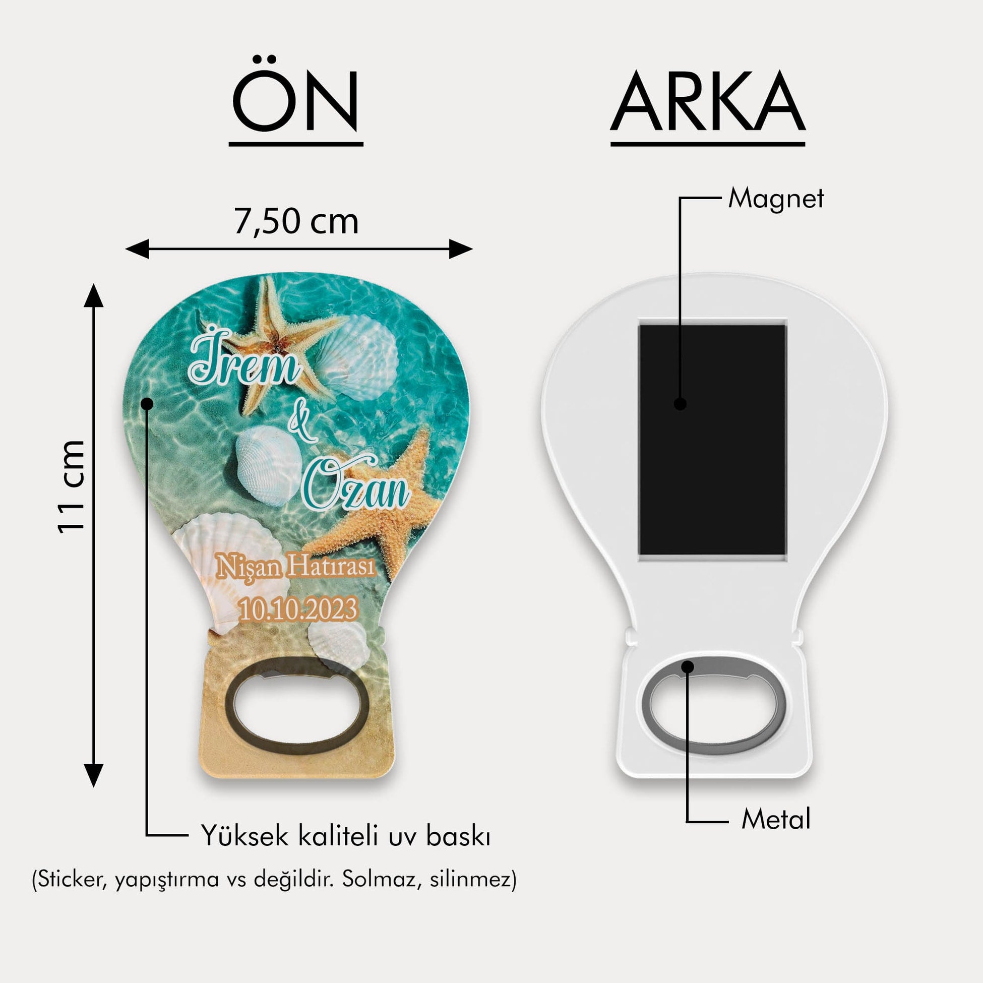 Deniz Temalı Balon Açacak Magnet