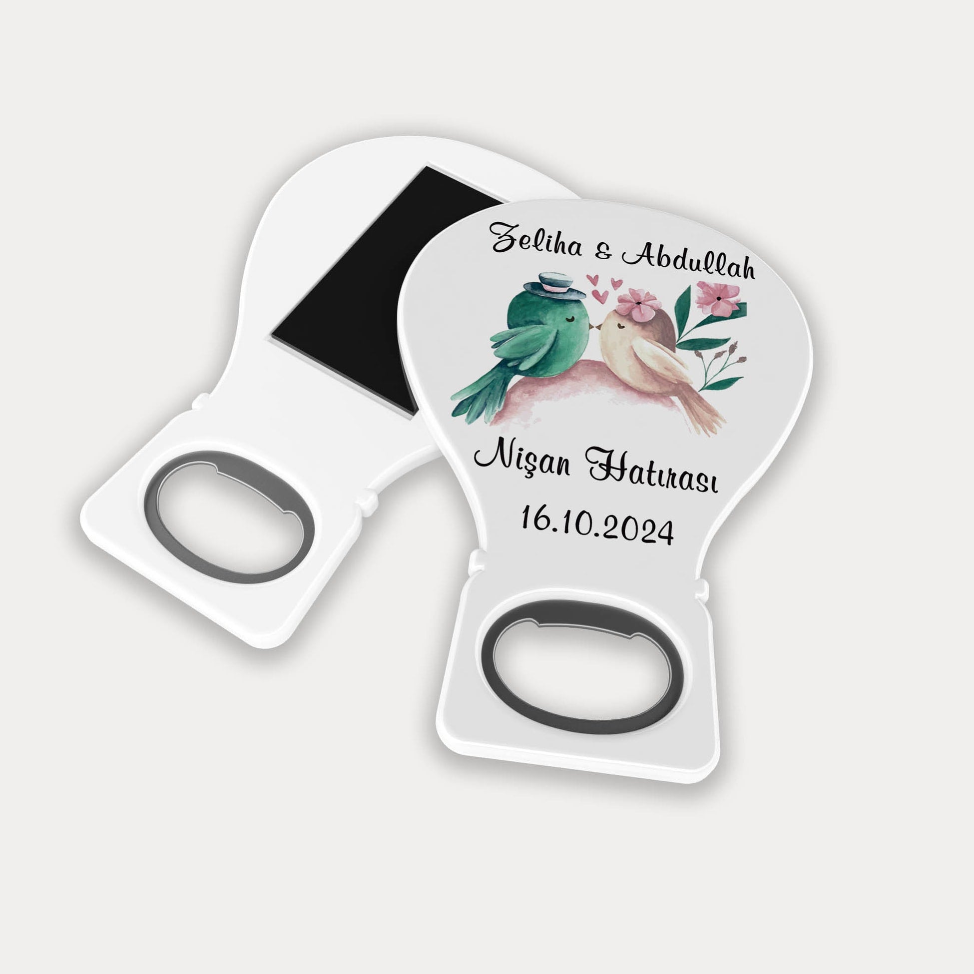 Kuş Desenli Balon Açacak Magnet