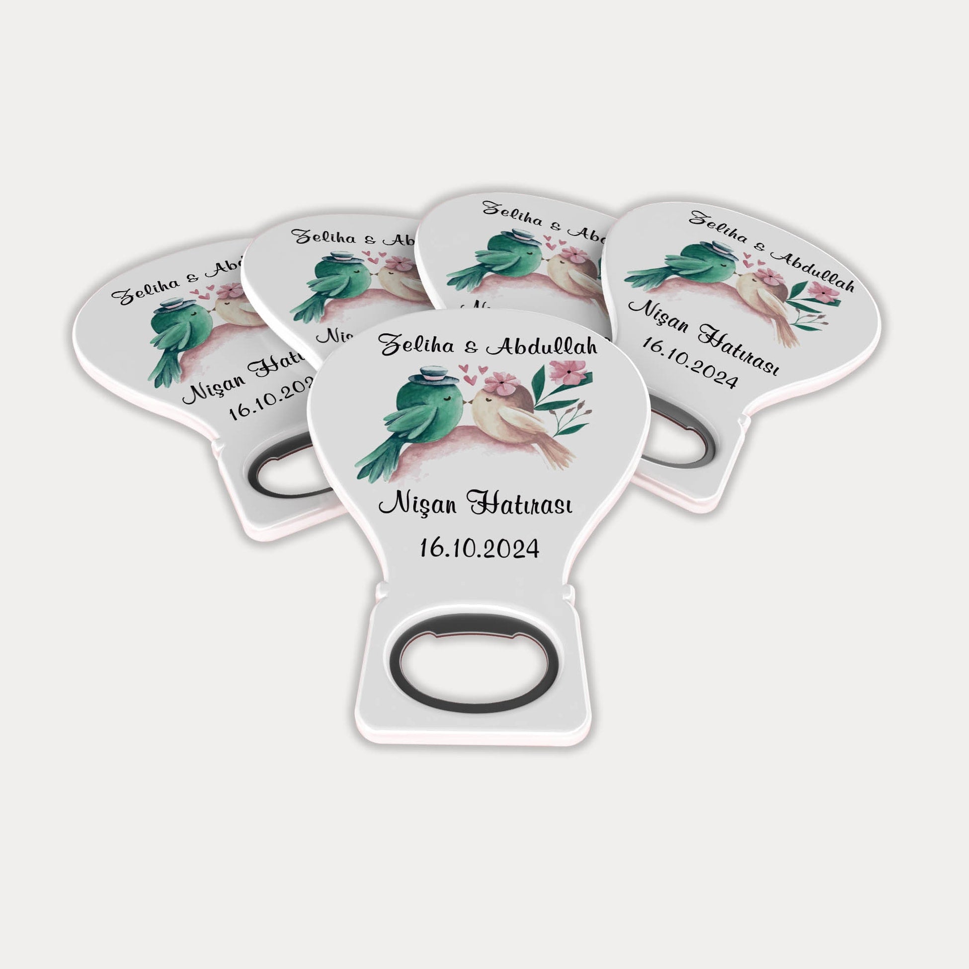 Kuş Desenli Balon Açacak Magnet