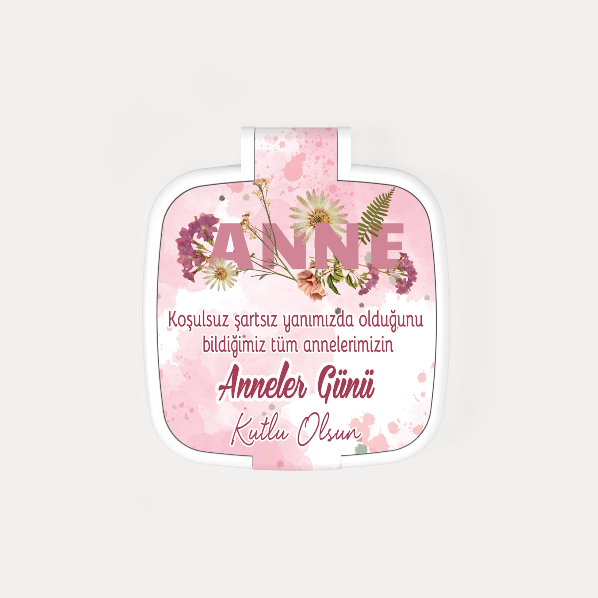 Anneler Günü Temalı Kare Ayna