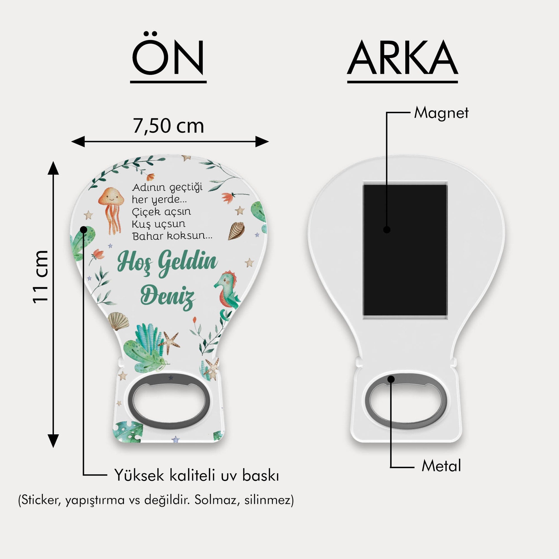 Deniz Temalı Balon Açacak Magnet