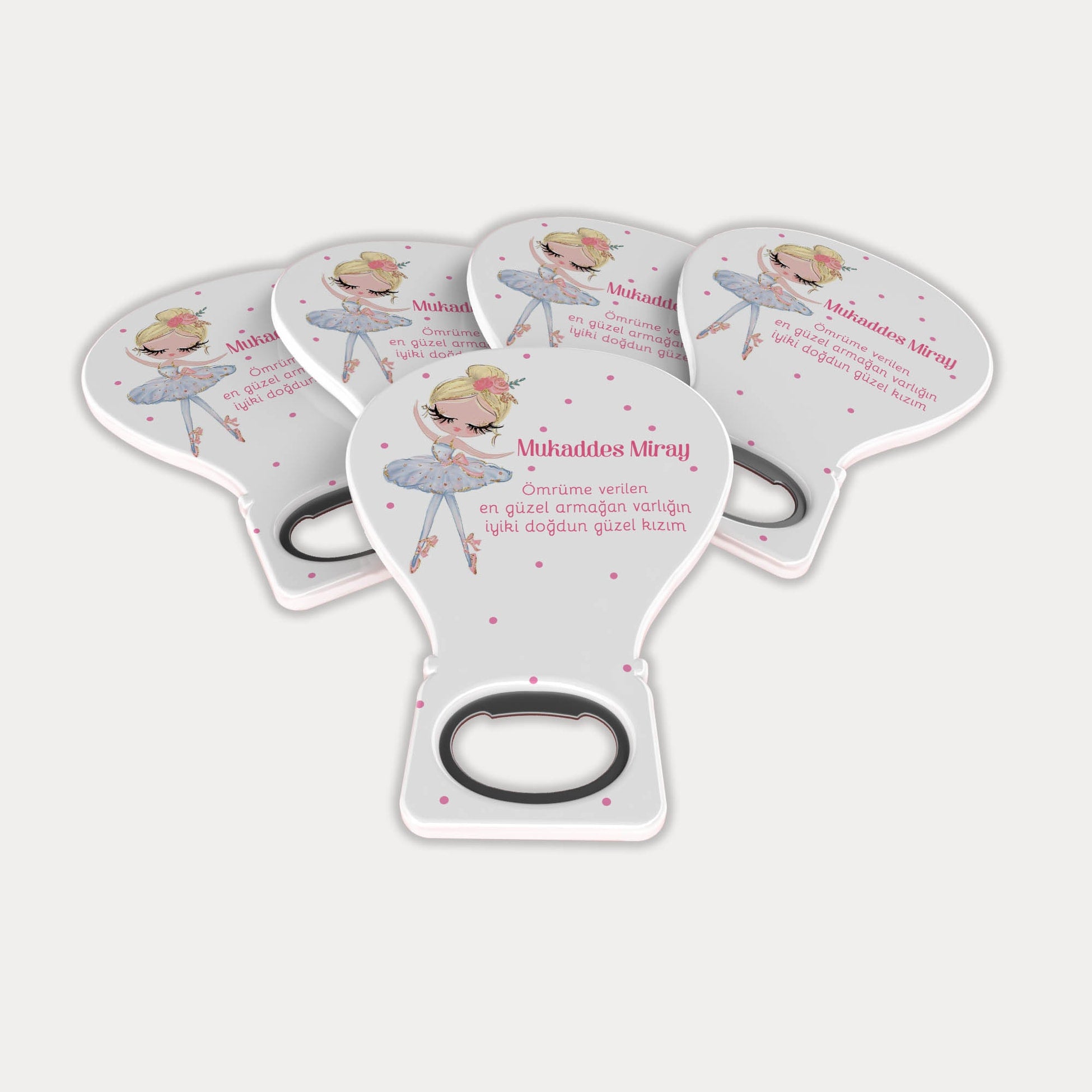 Balerin Temalı Balon Açacak Magnet