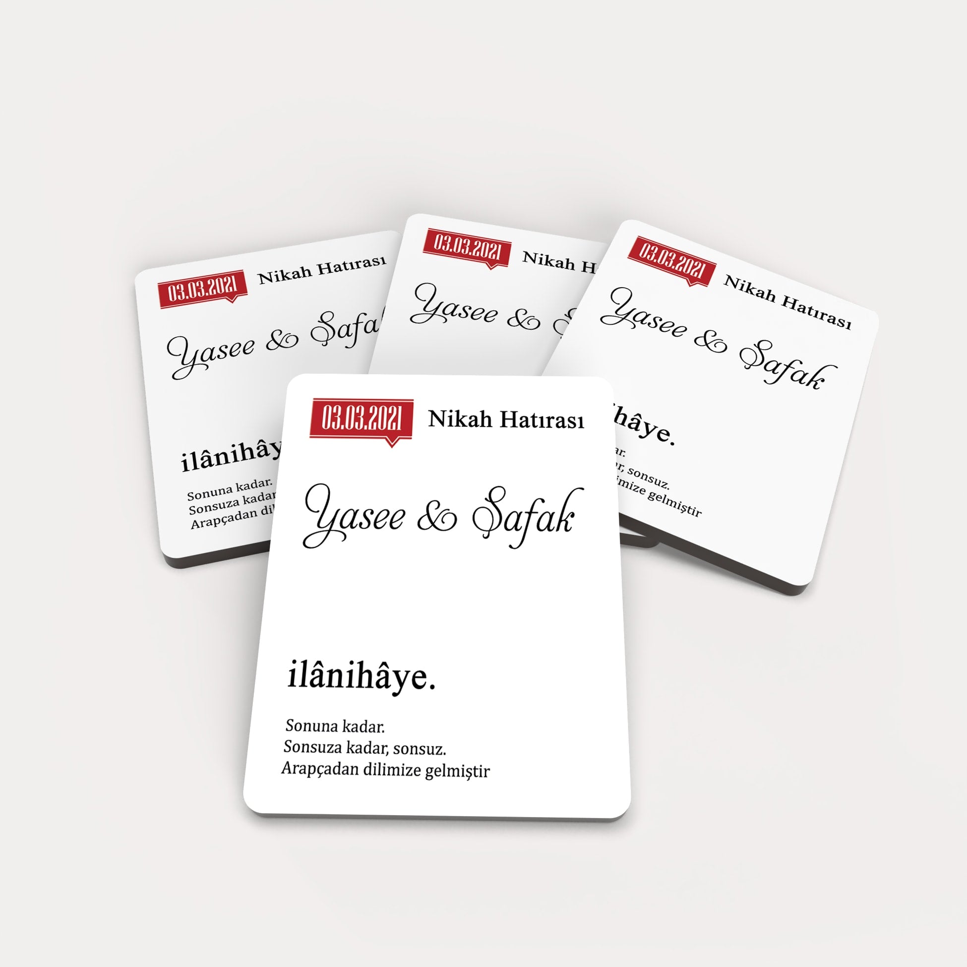 İlanihaye Yazılı Ahşap Magnet