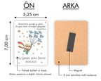 Küçük Prens Temalı Ahşap Magnet