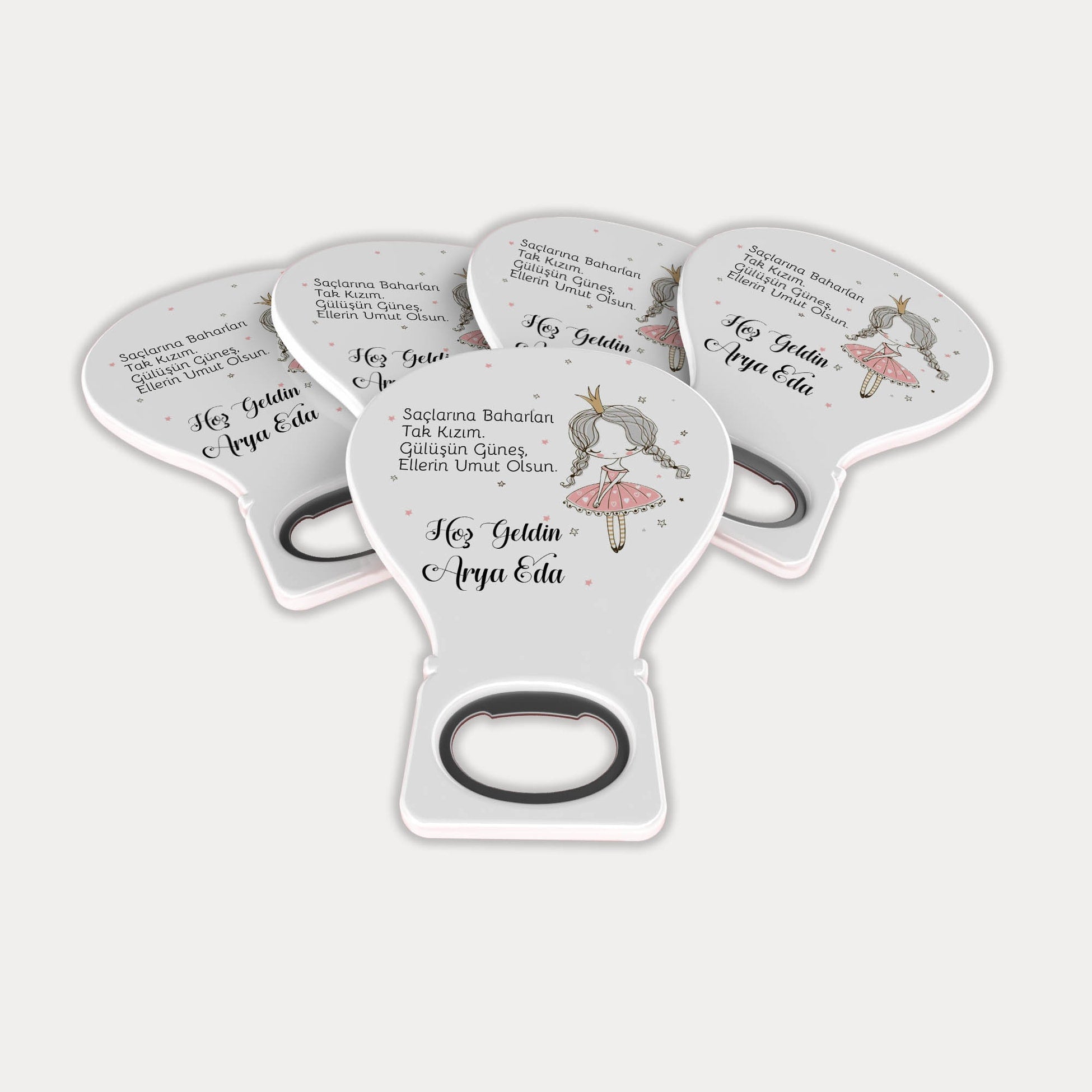 Prenses Desenli Balon Açacak Magnet