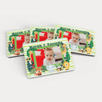 Safari Temalı Fotoğraflı Ahşap Magnet