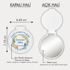 Deniz Temalı Yuvarlak Ayna