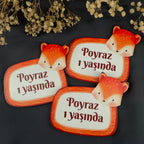 Tiki Temalı Özel Kesim Ahşap Magnet