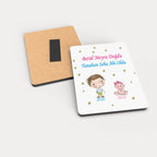 Abi Kardeş Temalı Ahşap Magnet