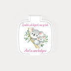 Koala Desenli Kare Ayna