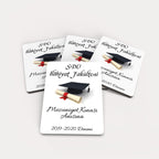 Mezuniyet Temalı Ahşap Magnet