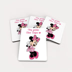 Minnie Mouse Desenli Ahşap Magnet