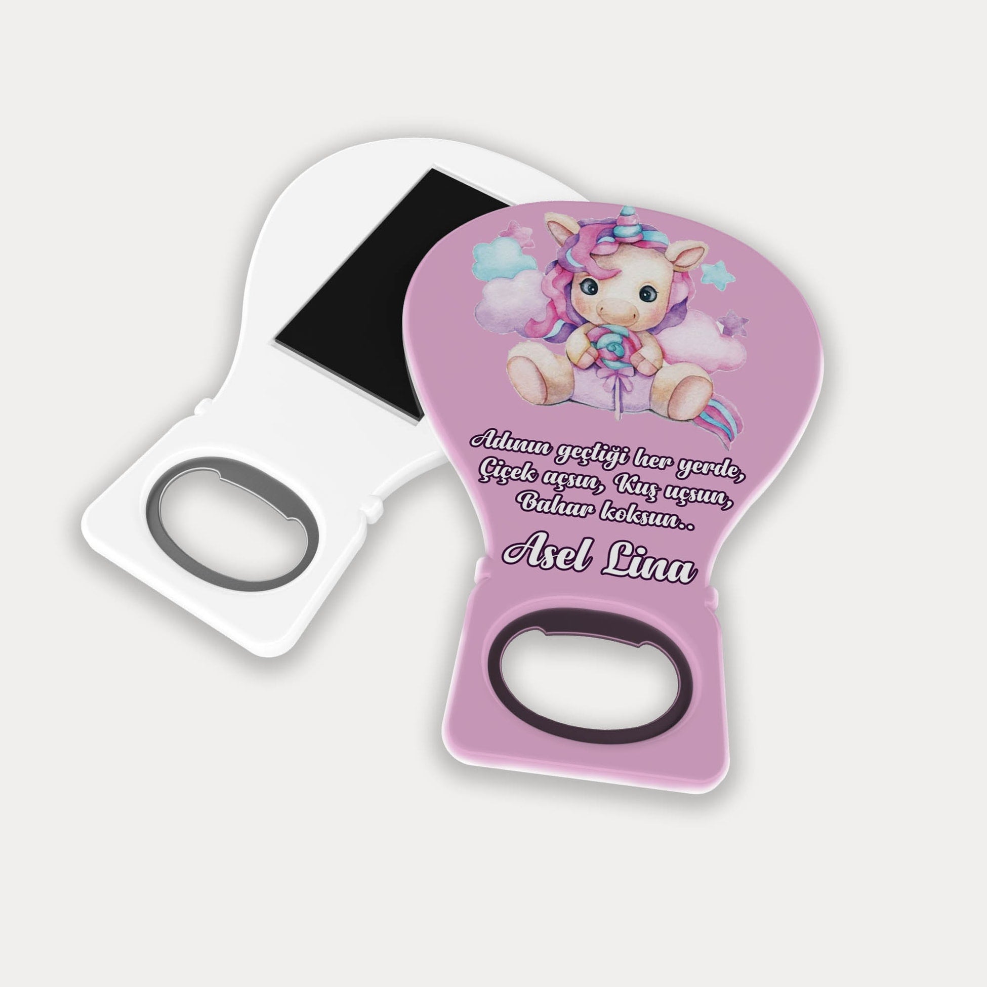 Unicorn Temalı Balon Açacak Magnet