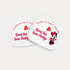 Minnie Mouse Desenli Kare Ayna