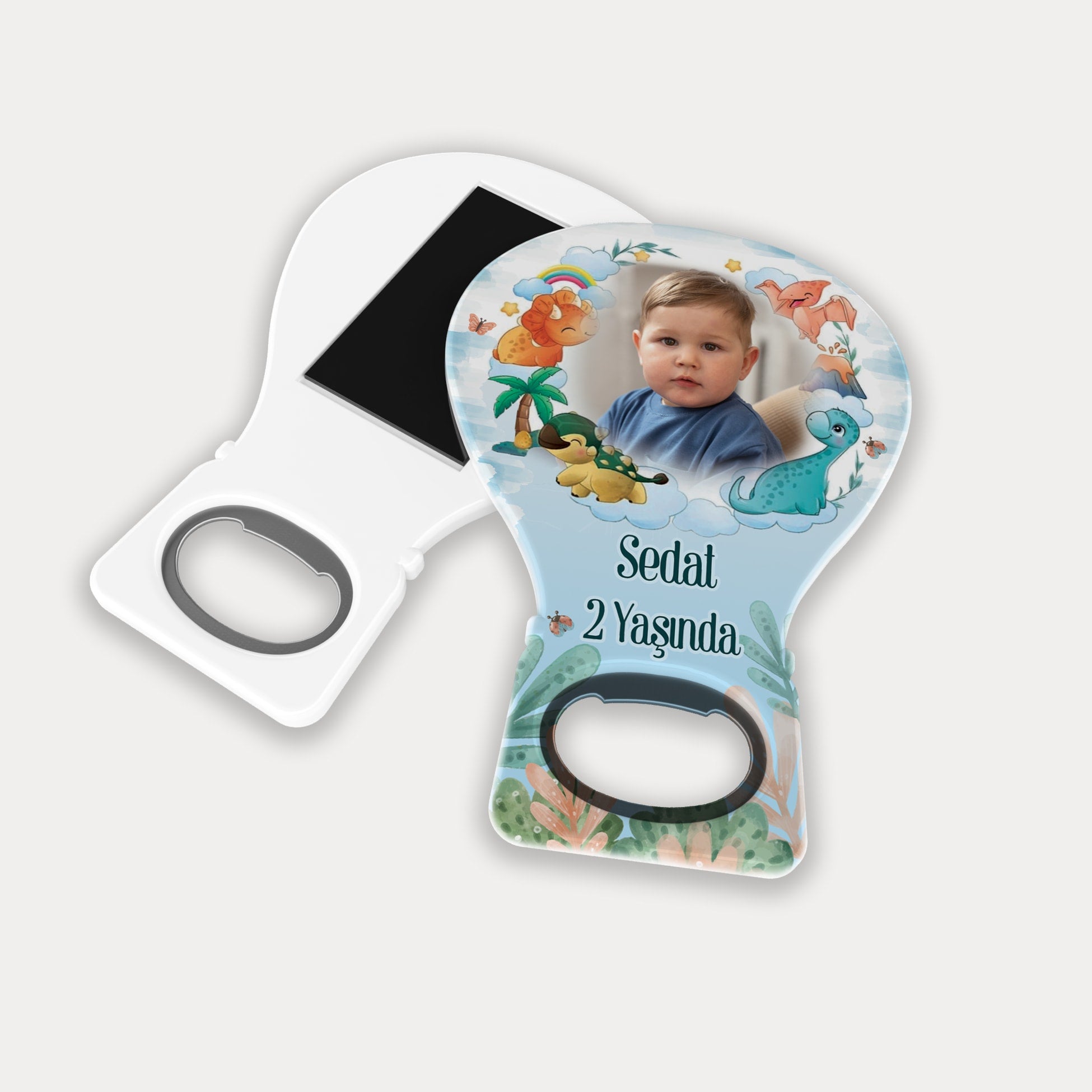 Dinozor Temalı Balon Açacak Magnet