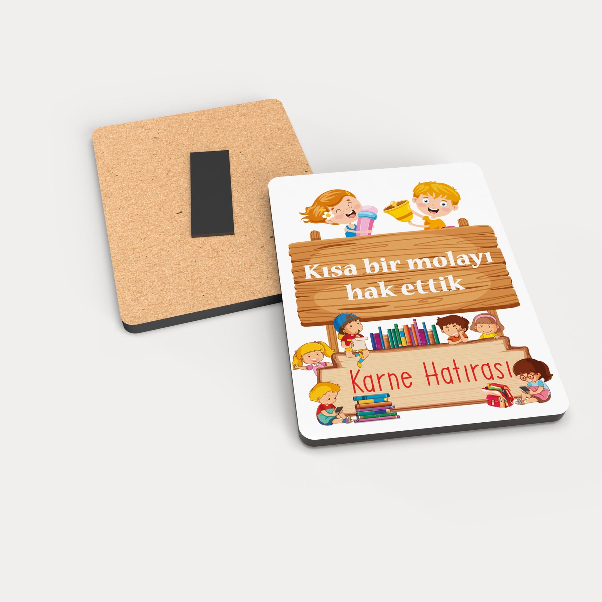 Karne Hatırası Temalı Ahşap Magnet
