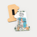 Safari Temalı Ahşap Magnet