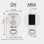 Balon Desenli Aslancık Temalı Balon Açacak Magnet