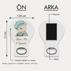 Ayıcık Desenli Balon Açacak Magnet