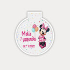 Minnie Mouse Desenli Yuvarlak Ayna