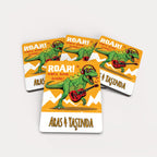 Dinazor Temalı Ahşap Magnet