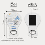 Fil Desenli Balon Açacak Magnet