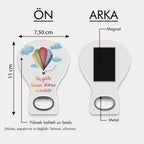 Uçan Balon Desenli Balon Açacak Magnet