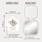 Küçük Prens Figürlü Kare Ayna