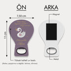 Kuğu Desenli Balon Açacak Magnet