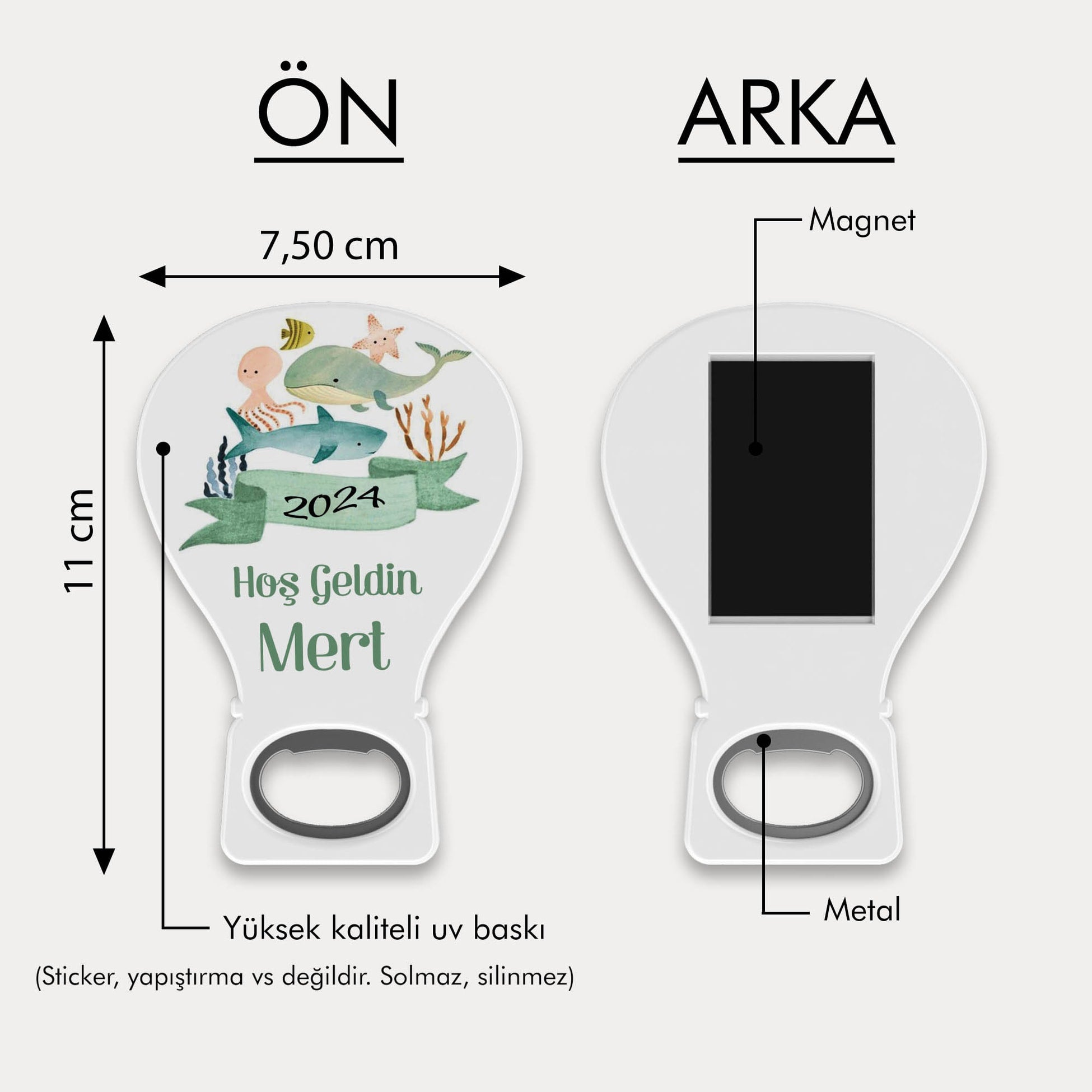 Deniz Temalı Balon Açacak Magnet