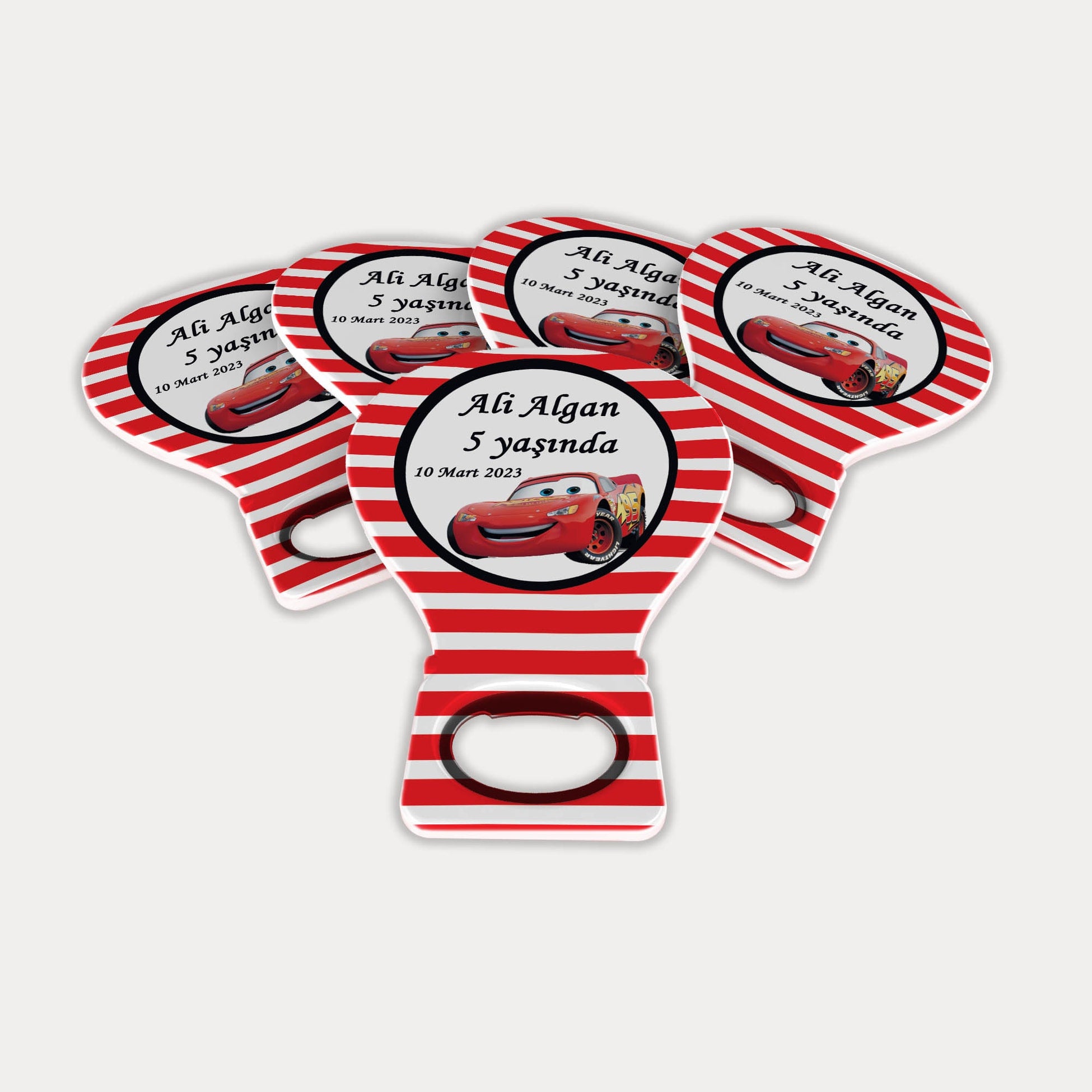 Şimşek Mcqueen Temalı Balon Açacak Magnet
