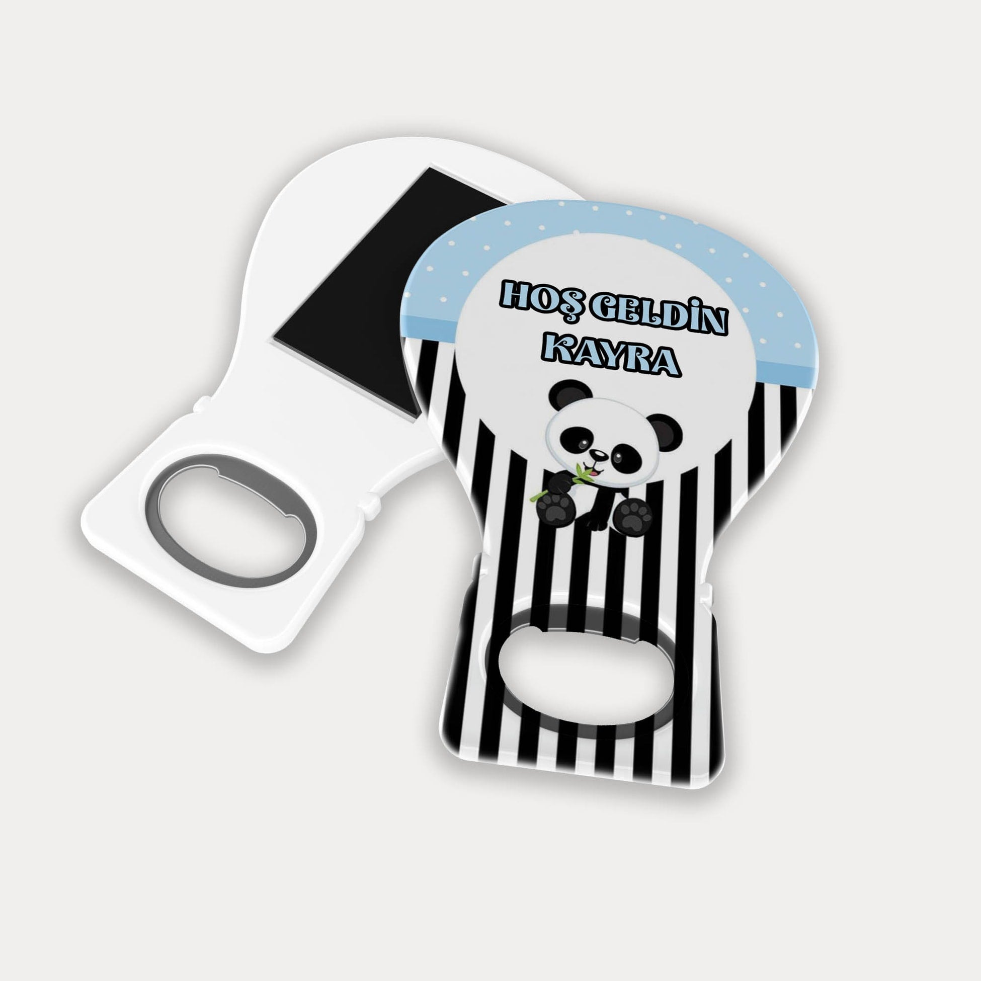Panda Desenli Balon Açacak Magnet