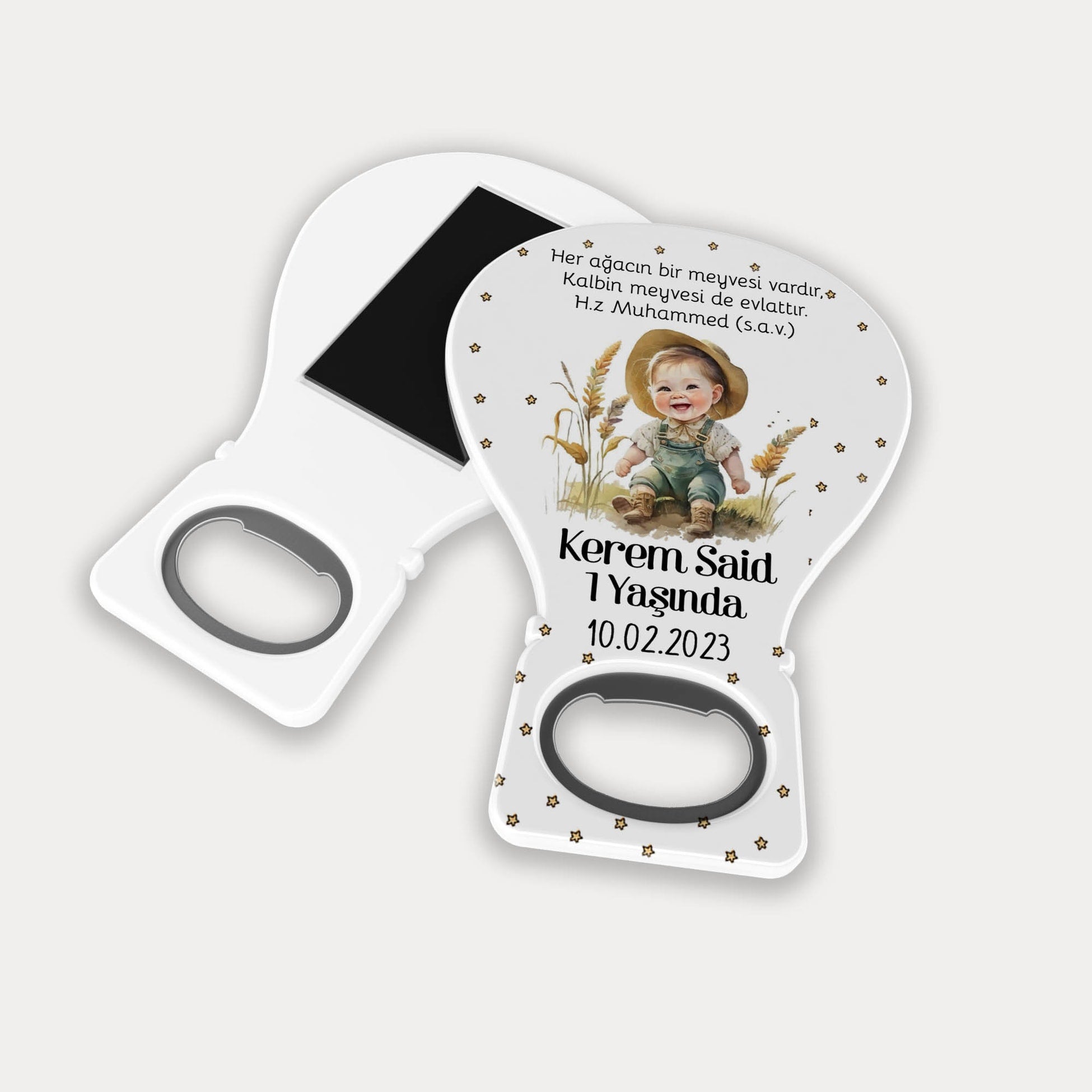Sevimli Bebek Temalı Balon Açacak Magnet