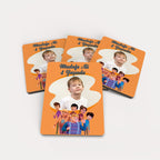 Rafadan Tayfa Temalı Ahşap Magnet