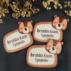 Ayıcık Temalı Özel Kesim Ahşap Magnet