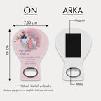 Unıcorn Desenli Balon Açacak Magnet