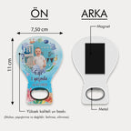 Balıklar Temalı Balon Açacak Magnet