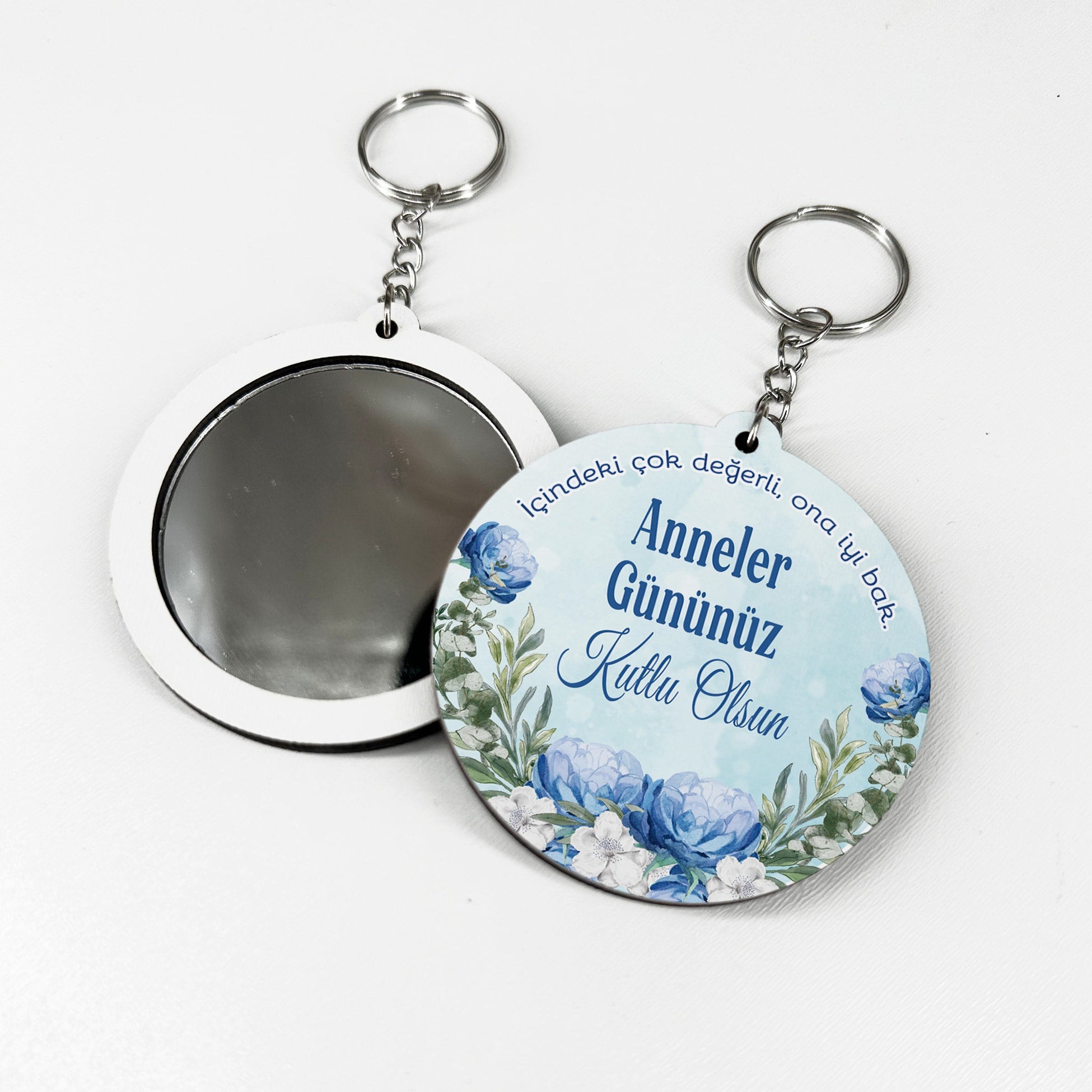 Anneler Günü Temalı Anahtarlıklı Ayna