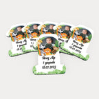 Safari Desenli Ahşap Magnet