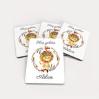 Aslan Desenli Ahşap Magnet