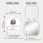 8 Mart Zübeyde Hanım Temalı Kare Ayna