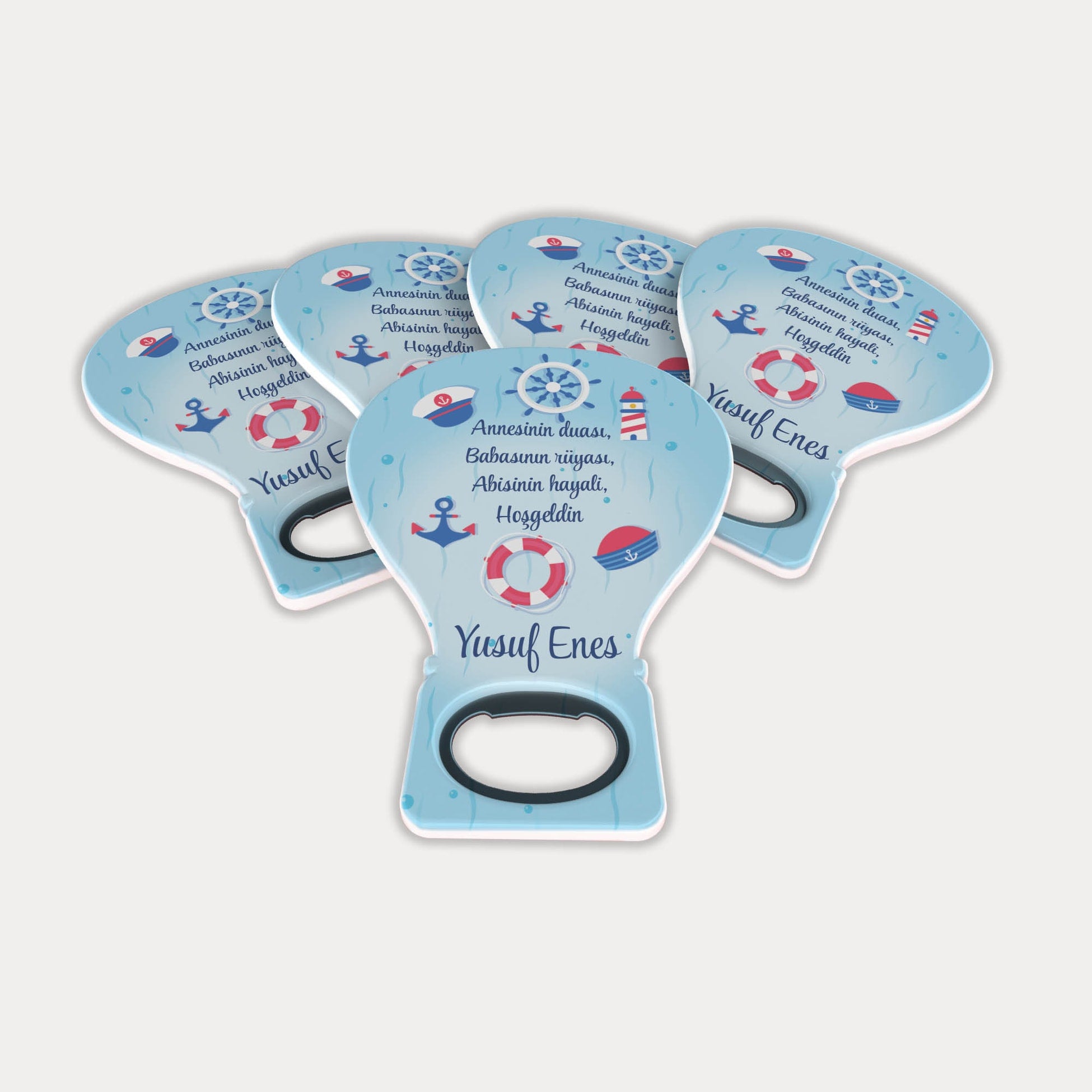 Denizci Temalı Balon Açacak Magnet