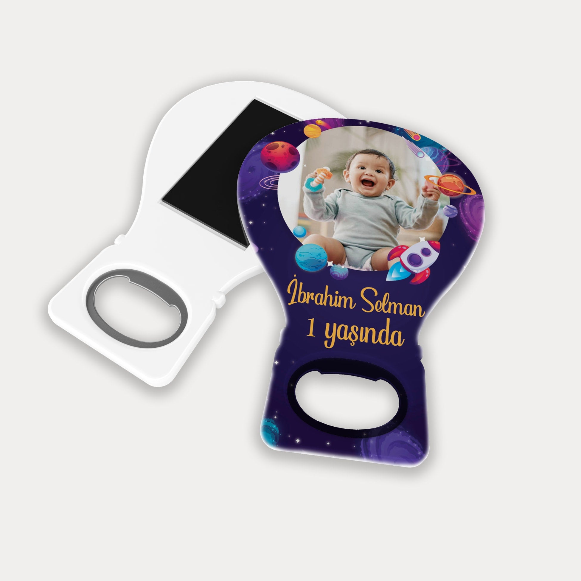 Uzay Temalı Balon Açacak Magnet
