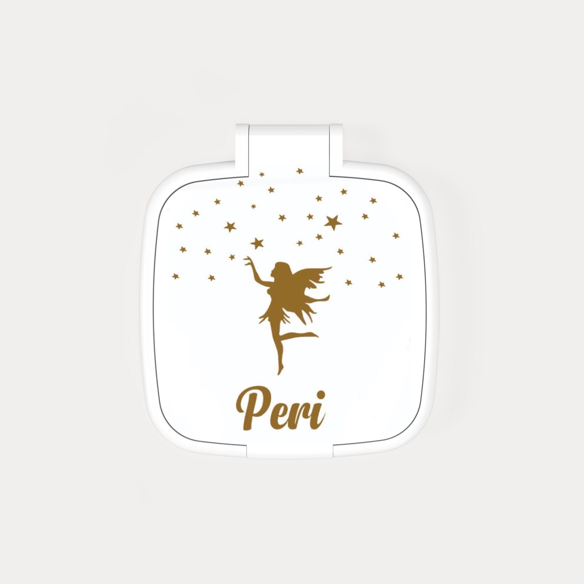 Yıldız ve Peri Desenli Kare Ayna