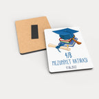 Mezuniyet Temalı Ahşap Magnet