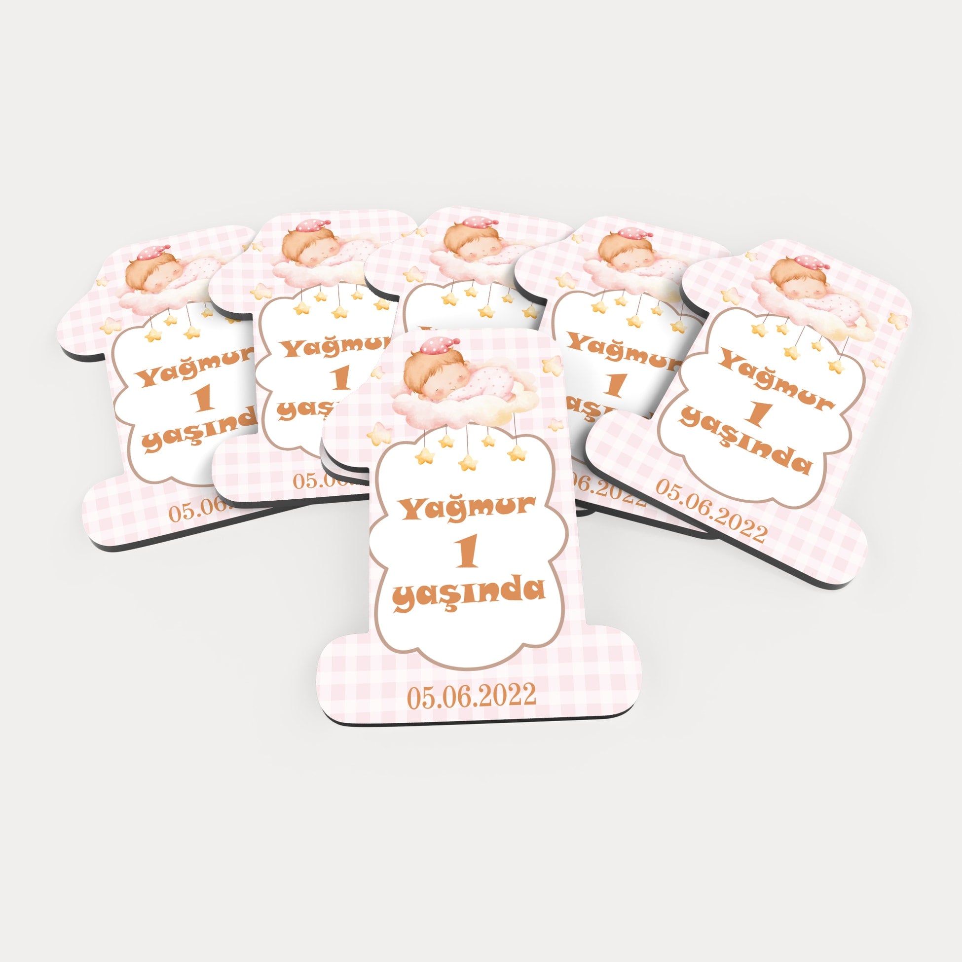 Bebek Temalı Ahşap Magnet