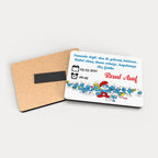 Şirinler Temalı Ahşap Magnet